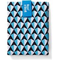 Rolleat - BocnRoll Tiles | Bolsa Merienda Porta Bocadillos- Envoltorio Reutilizable y Ecológico sin BPA- Azul